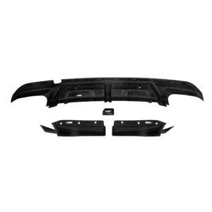 BMW X5M F95 Pre Facelift and Facelift Prepreg Dry Carbon Rear Diffuser with LED Brake Light B2B Wholesale