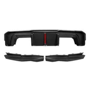 BMW M3 G80 / G81 Touring V2 Style Prepreg Dry Carbon Rear Diffuser with Brake Light | B2B Wholesale