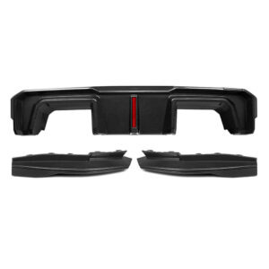 BMW M4 G82 / G83 Convertible V2 Style Prepreg Dry Carbon Rear Diffuser with Brake Light | B2B Wholesale
