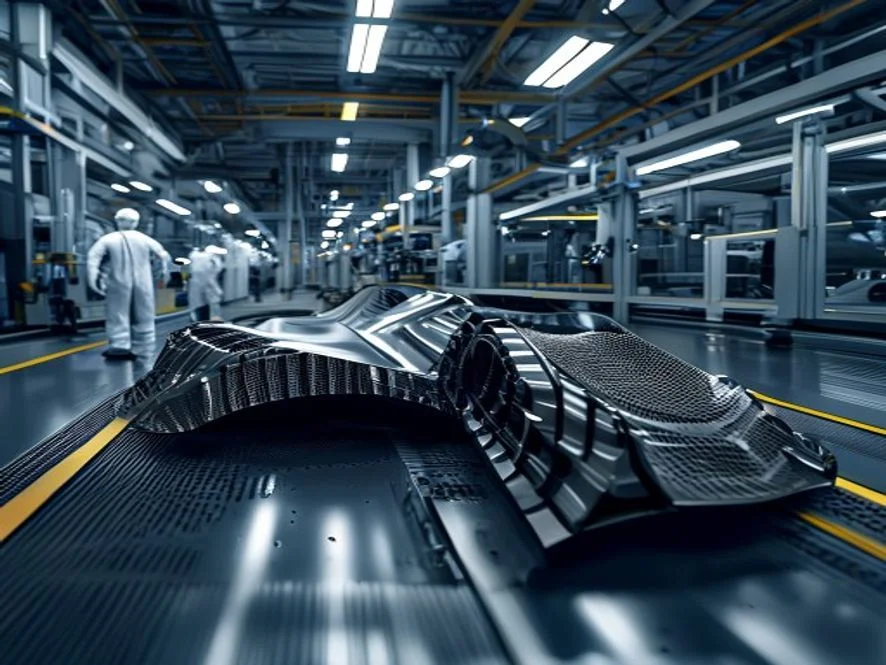 Vuro Carbon Fiber Lip Spoiler Solutions for Automotive Brands OEM fitment manufacturing detail